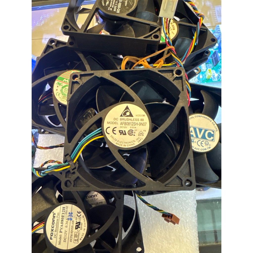 FAN DC 12v 8CM HIGH SPEED ORIGINAL