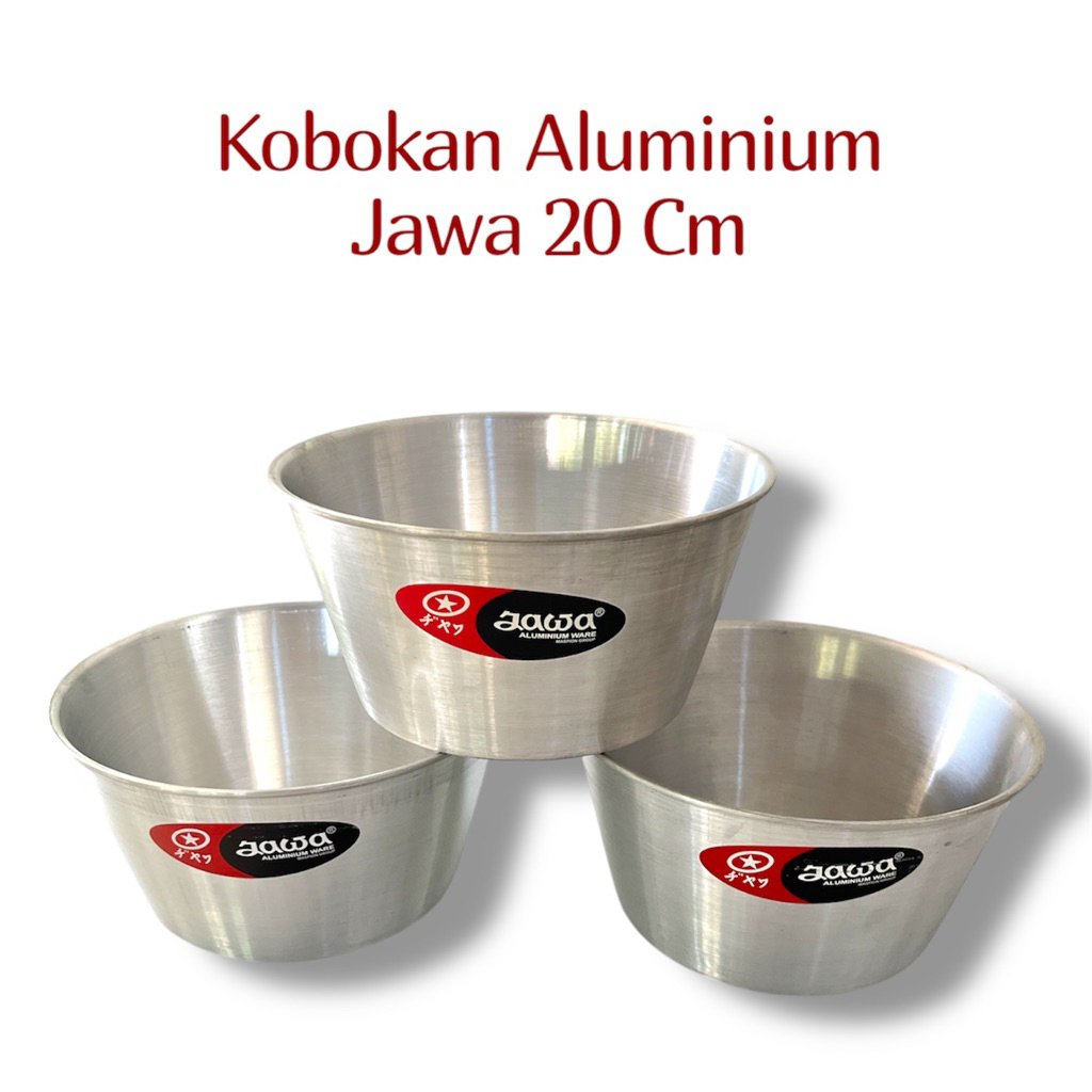 Panci Tim Baskom Kobokan Aluminium Jawa 20 Cm