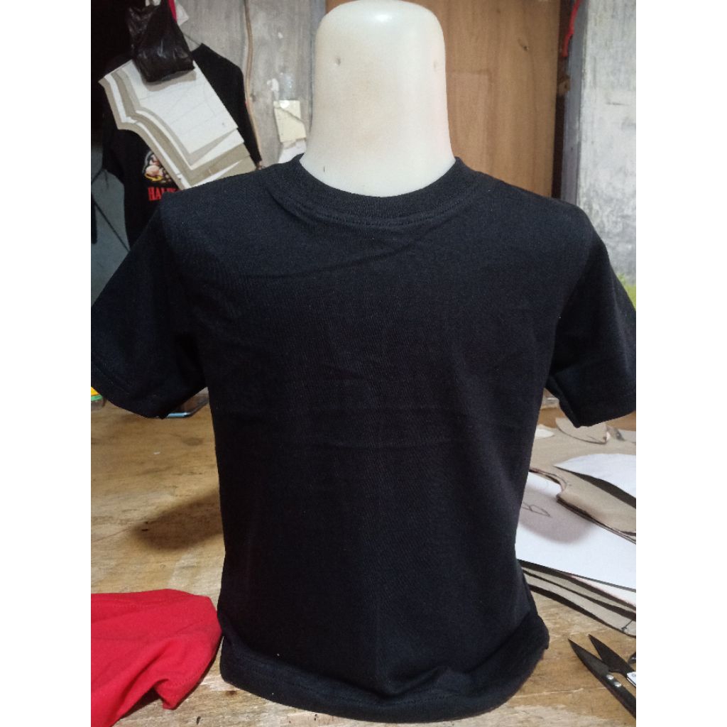 SATU KODI KAOS ANAK POLOS HITAM