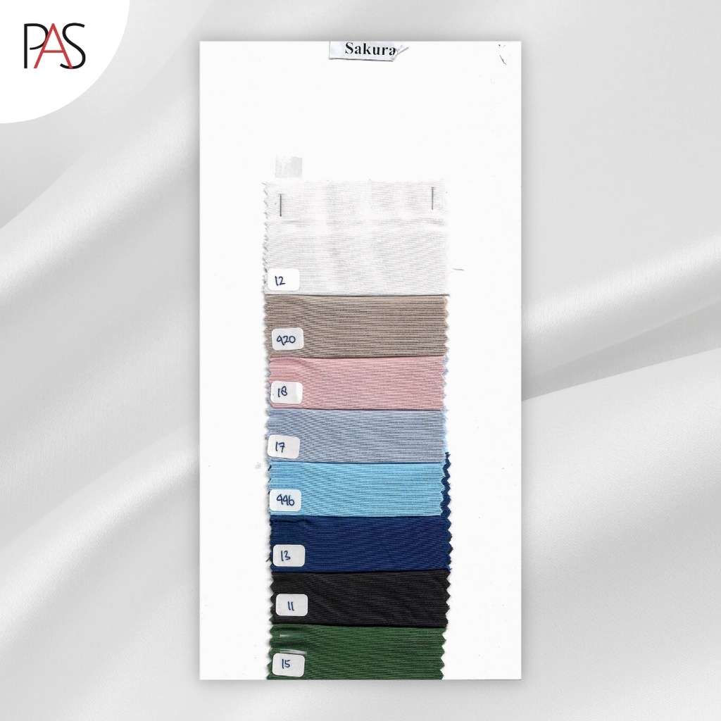 Katalog Warna Kain Katun Paris Bahan Sakura