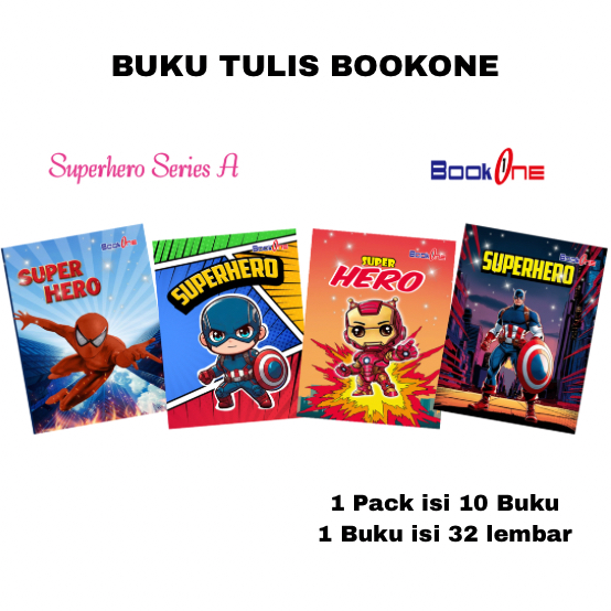 

(BOOKONE) BUKU TULIS BOOKONE ISI 32 LEMBAR BUKU TULIS BERGARIS (1 PACK ISI 10 BUKU)