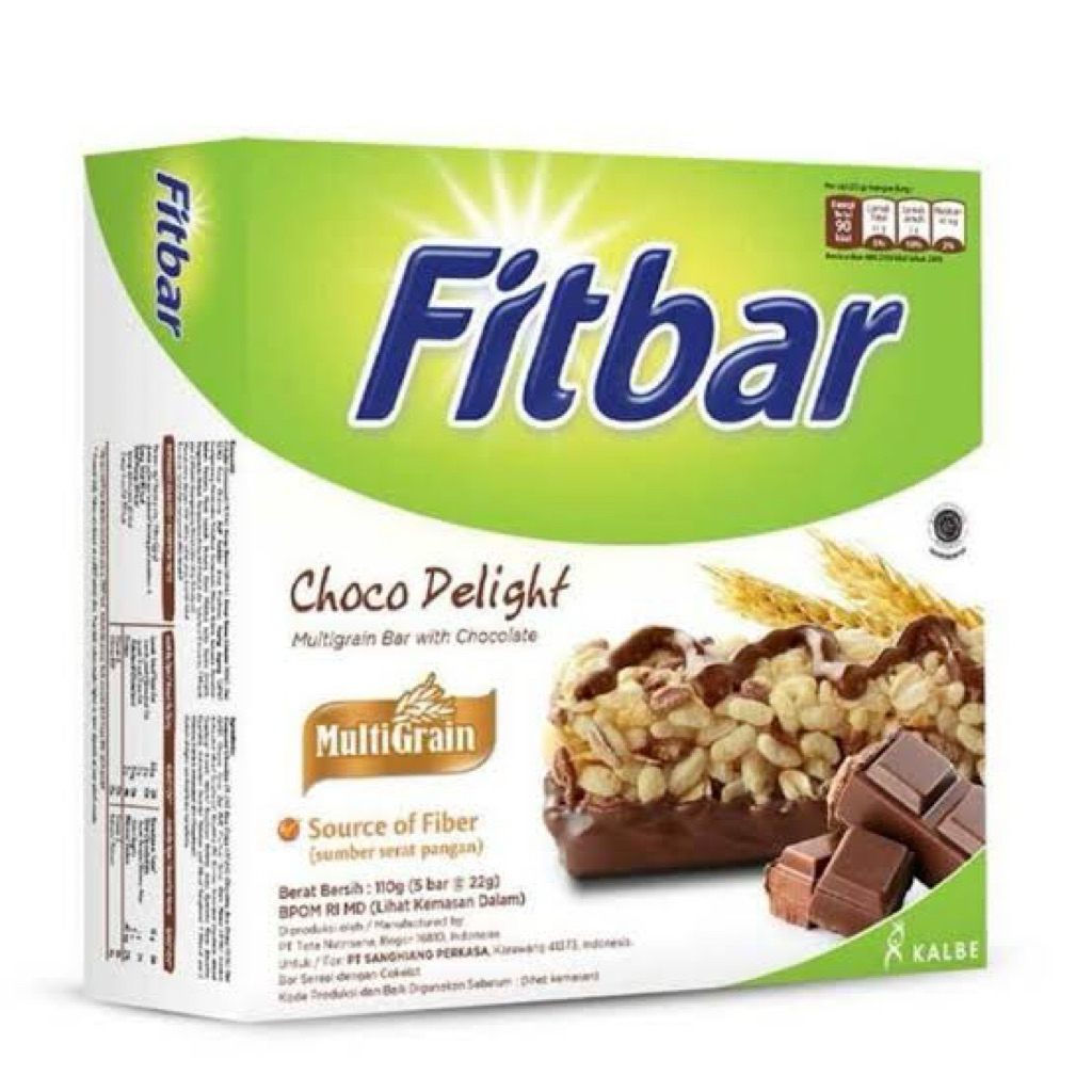FITBAR MULTIGRAIN CHOCO DELIGHT [ 1 PCS @20G] | FITBAR SNACK SEHAT | SNACK DIET | FITBAR CEREAL