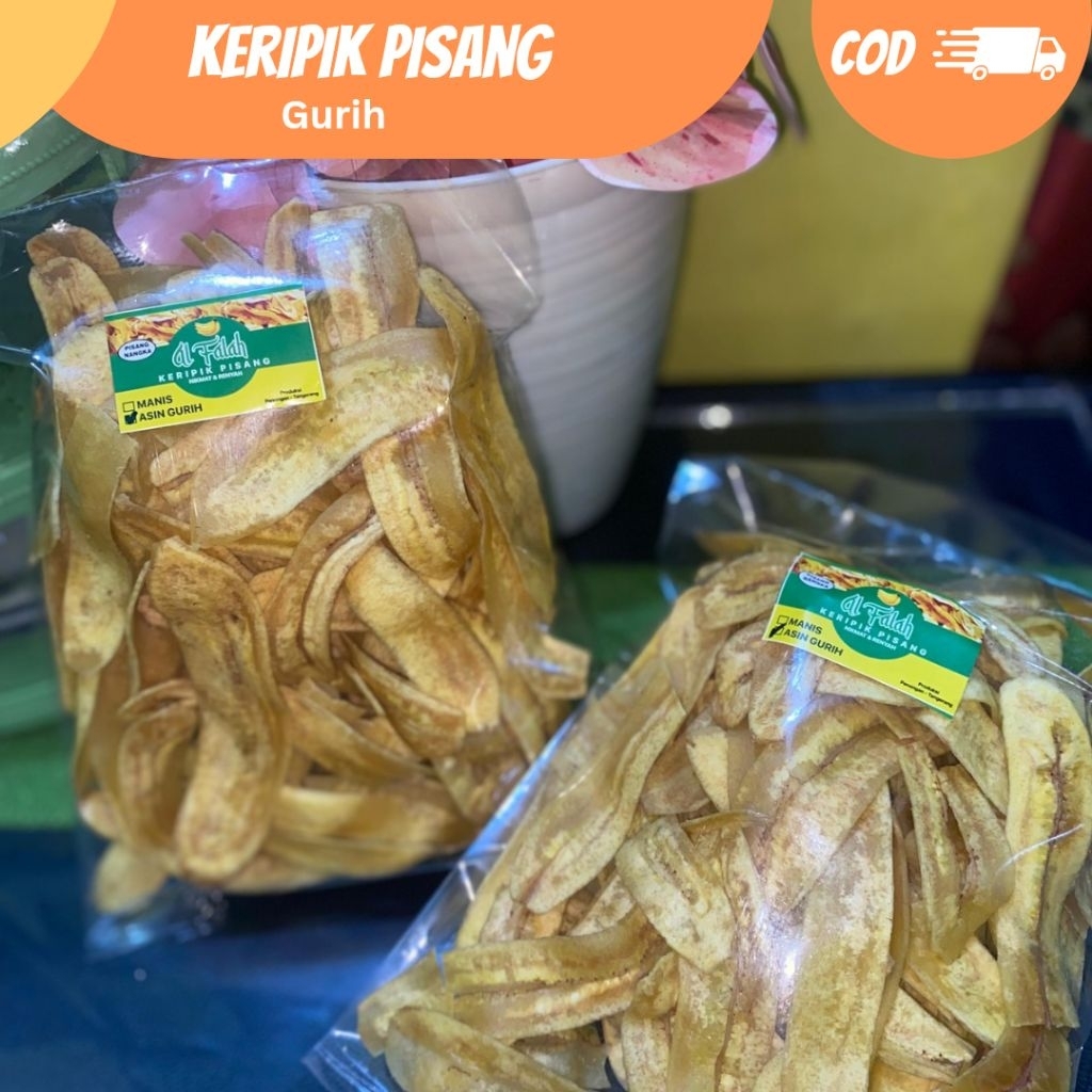 

MURAH Keripik pisang gurih renyah