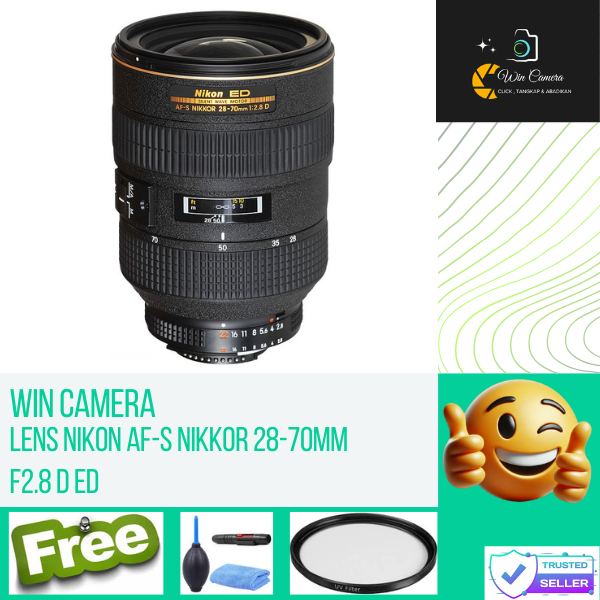 Lensa Nikon AF-S 28-70mm F2.8 D ED / Lens Nikkor