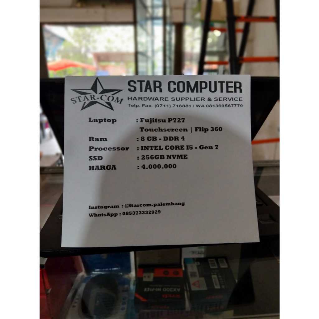 FUJITSU P727 TOUCHSCREEN + FLIP