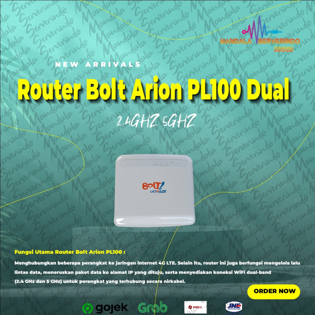 Modem bolt PL-100 Router Bolt Arion PL100 Dual Band 2.4GHZ 5GHZ 4G LTE Unlock GSM Smartfren