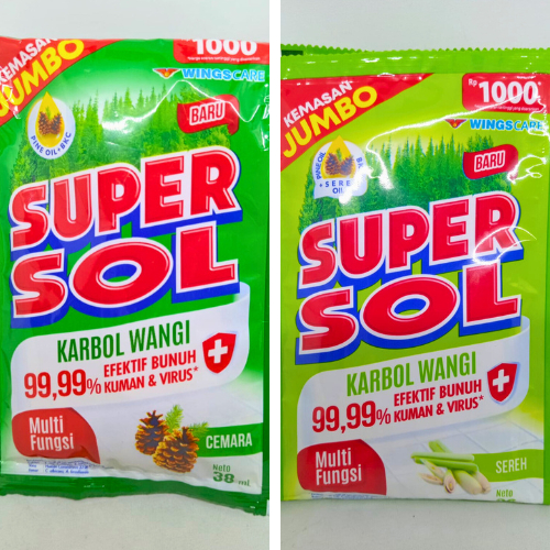 Supersol Karbol Wangi Sachet / Renceng