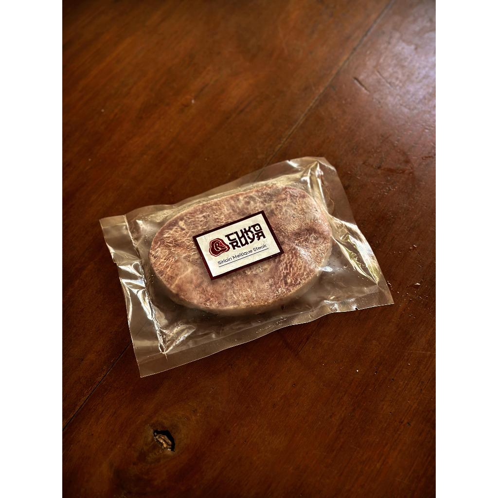 

Sirloin Meltique Steak (Steak Sirloin Lemak / Meltique Beef) 200g Fresh Frozen