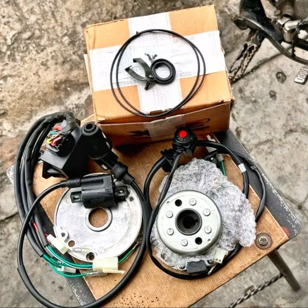 Pengapian Magnet YZ Thailand XGP Racing Set Koil CDI Pnp RX King