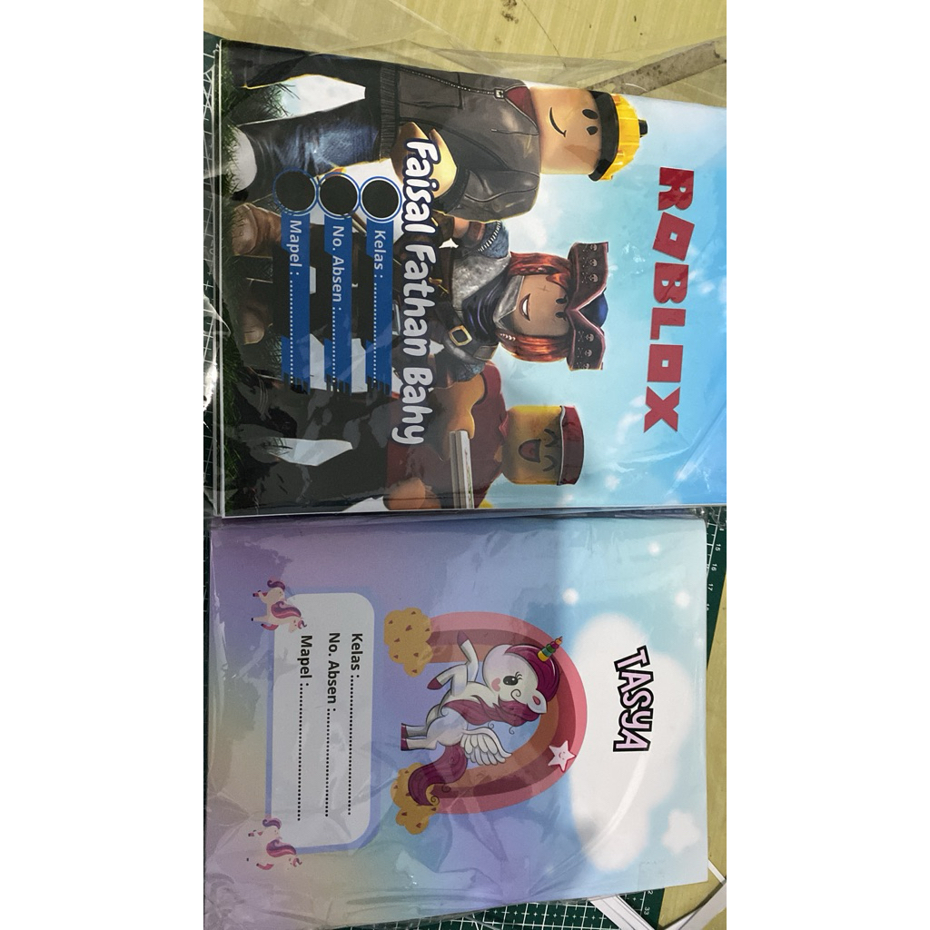 

buku tulis custom pakai nama