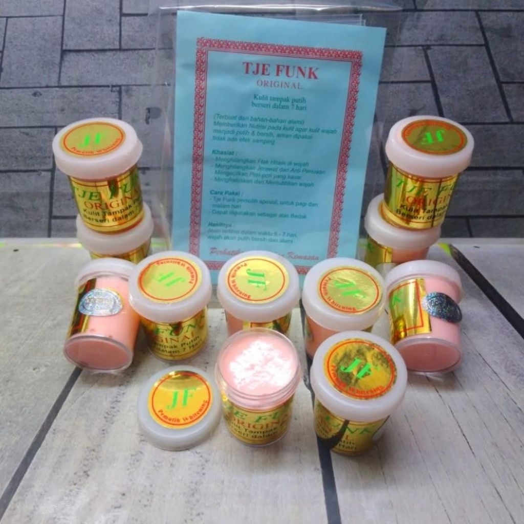 12pcs cream tje funk
