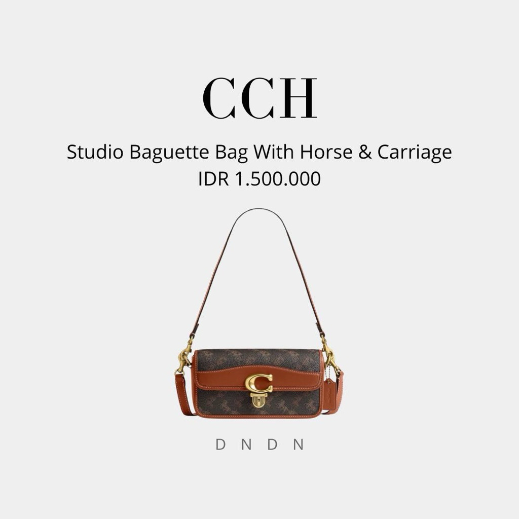 Studio Baguette Bag With Horse & Carriage