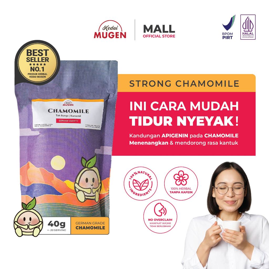 

Kedai Mugen - Chamomile Herbal Tea/ Teh Kamomil 40g