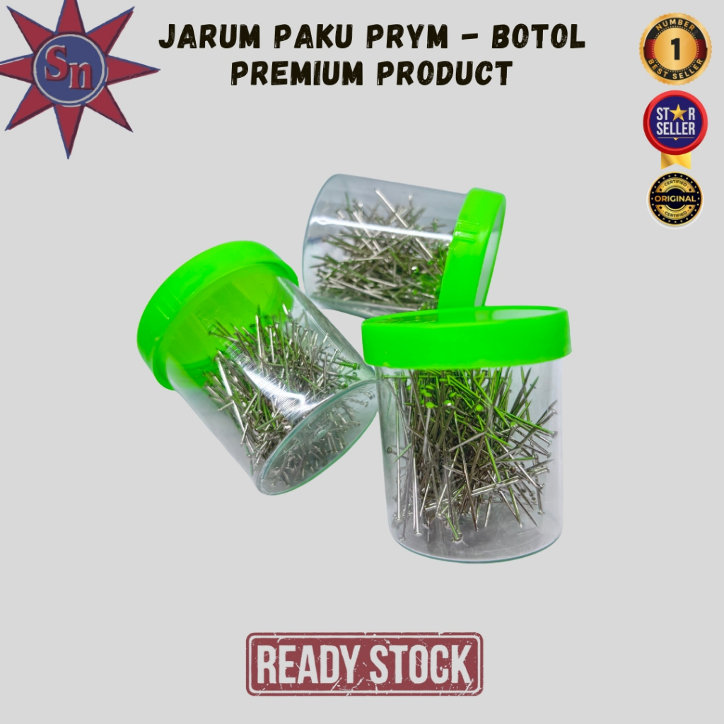 Jarum Paku PRYM Silver - Botol - Anti Karat Premium Product