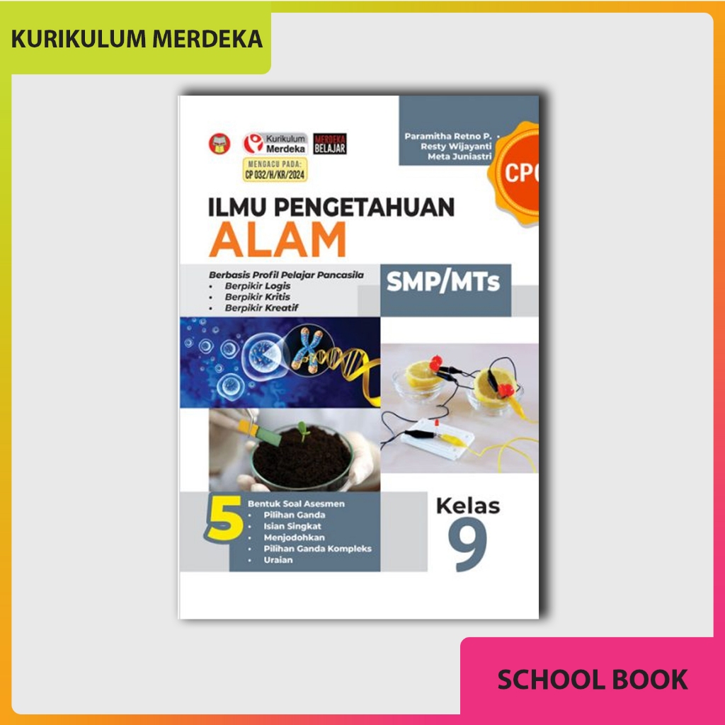 Buku Ilmu Pengetahuan Alam Kurikulum Merdeka untuk SMP/MTs Kelas 9 - Yrama Widya