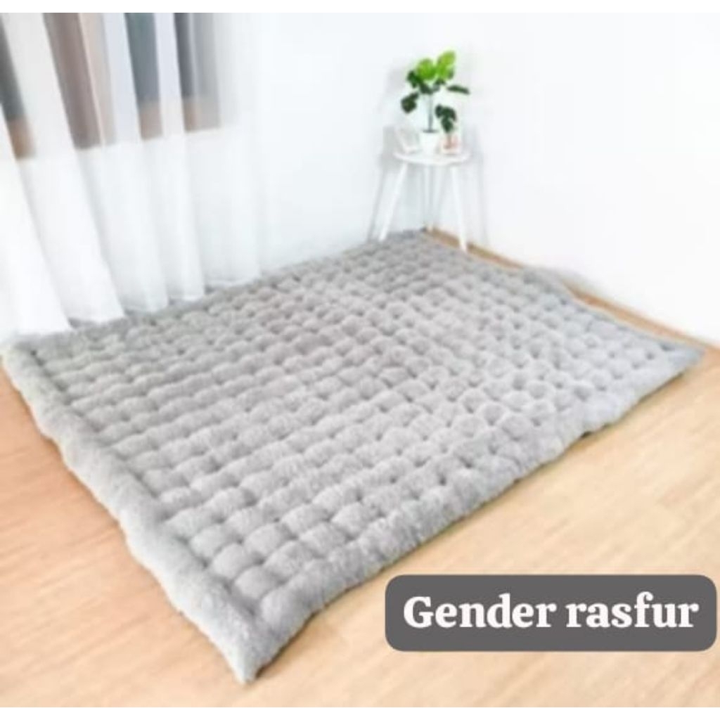 kasur lantai bulu rasfur 140x180
