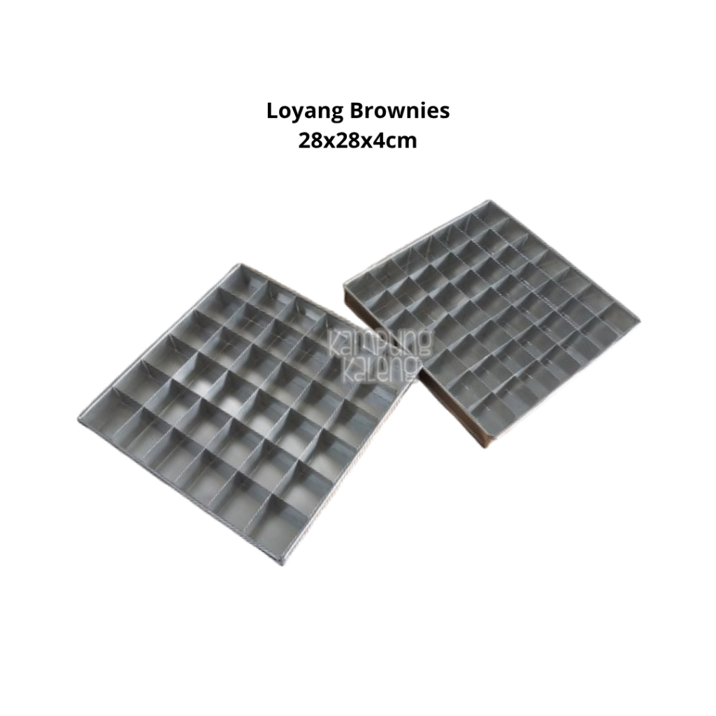 Loyang Brownies Sekat 28 x 28 x 4 cm