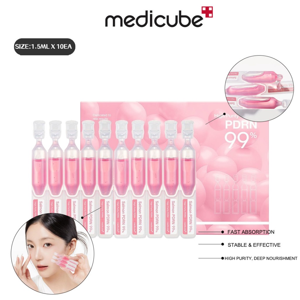 Medicube PDRN pink one day serum Salmon PDRN 99% 10pcs