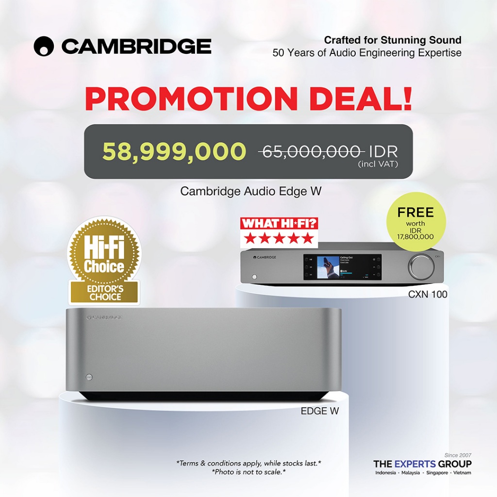 Cambridge Audio Edge W FREE Cambridge Audio CXN100