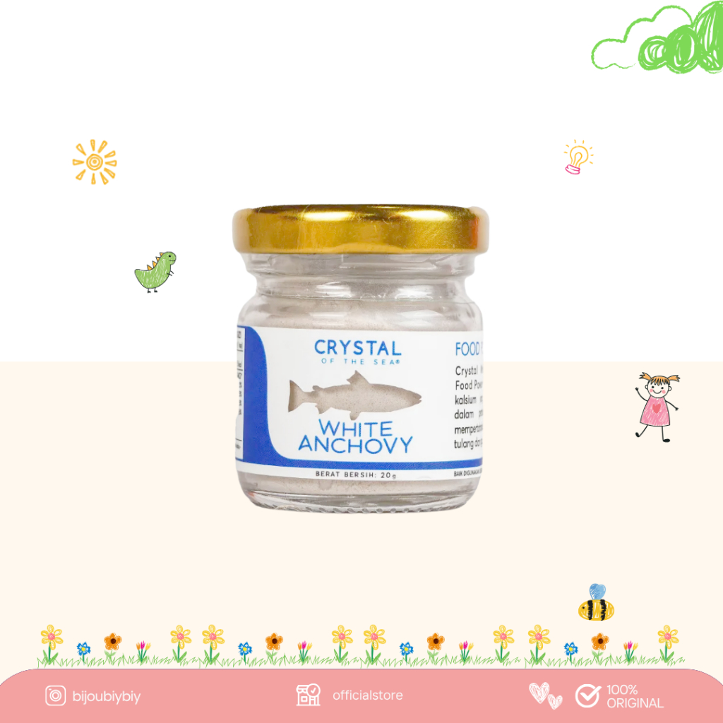 

CRYSTAL OF THE SEA - WHITE ANCHOVY 20 gr / FOOD POWDER - TERI
