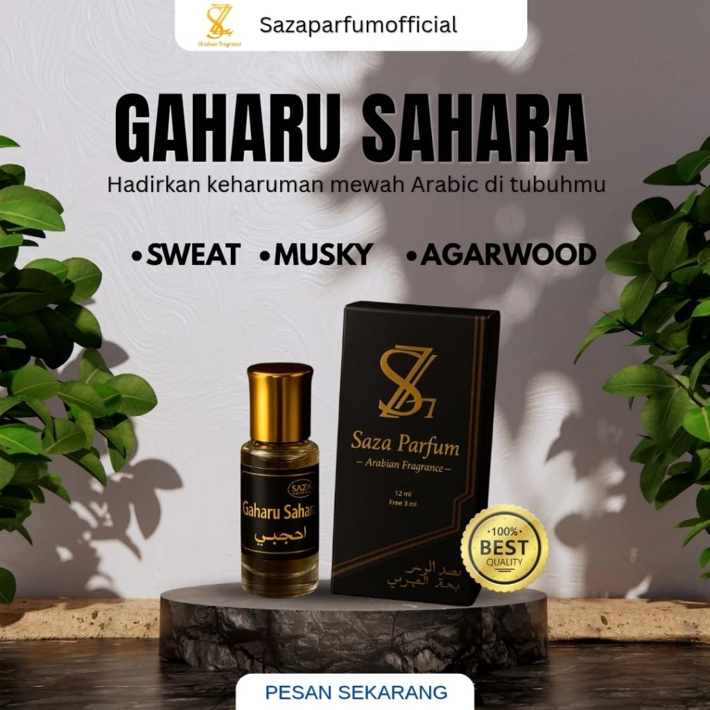 Parfum Gaharu Sahara Arabic Fragrance - minyak gaharu parfum unisex