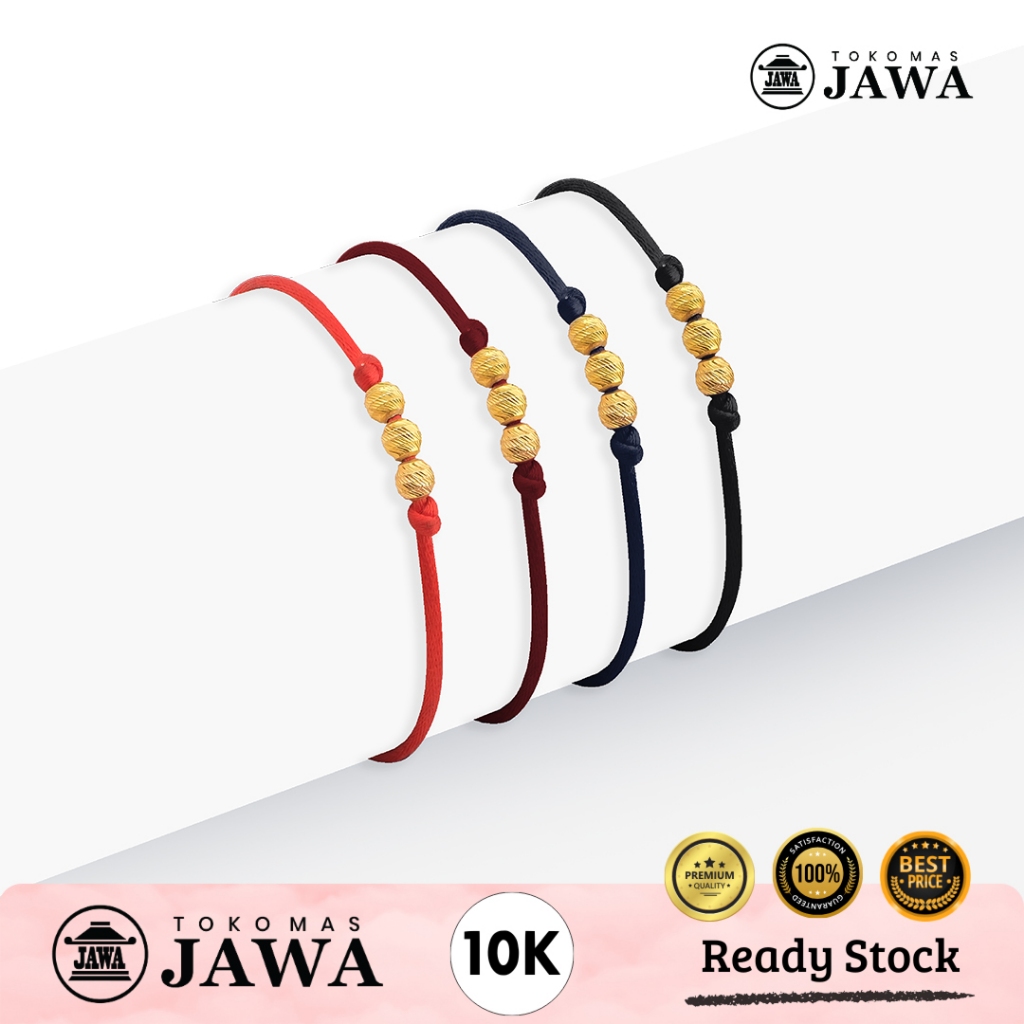 Gelang Tali Emas Diories Kadar 10K Toko Mas Jawa