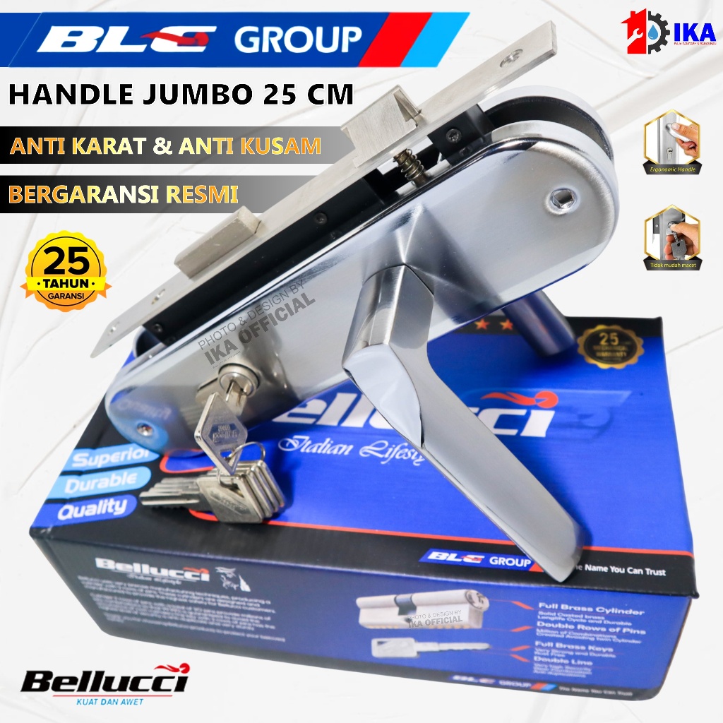 Kunci Pintu Besar Bellucci Orchard NP Handle Besar Bellucci Handle Stainless Handle pintu besar