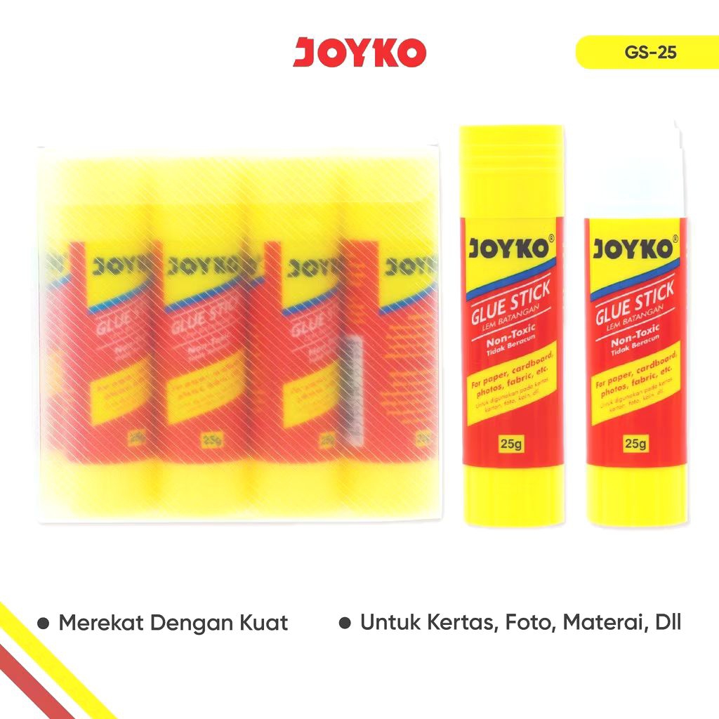 

Joyko GS-25 25 gram / Glue Stick 25 gr / Lem Kertas / Lem Batang