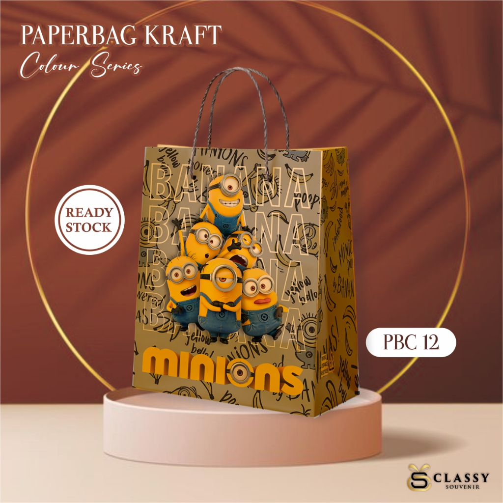 

[12 PCS] PAPERBAG PBC 12 MOTIF READY STOCK - TAS SOUVENIR PERNIKAHAN BAHAN KRAFT LUSINAN