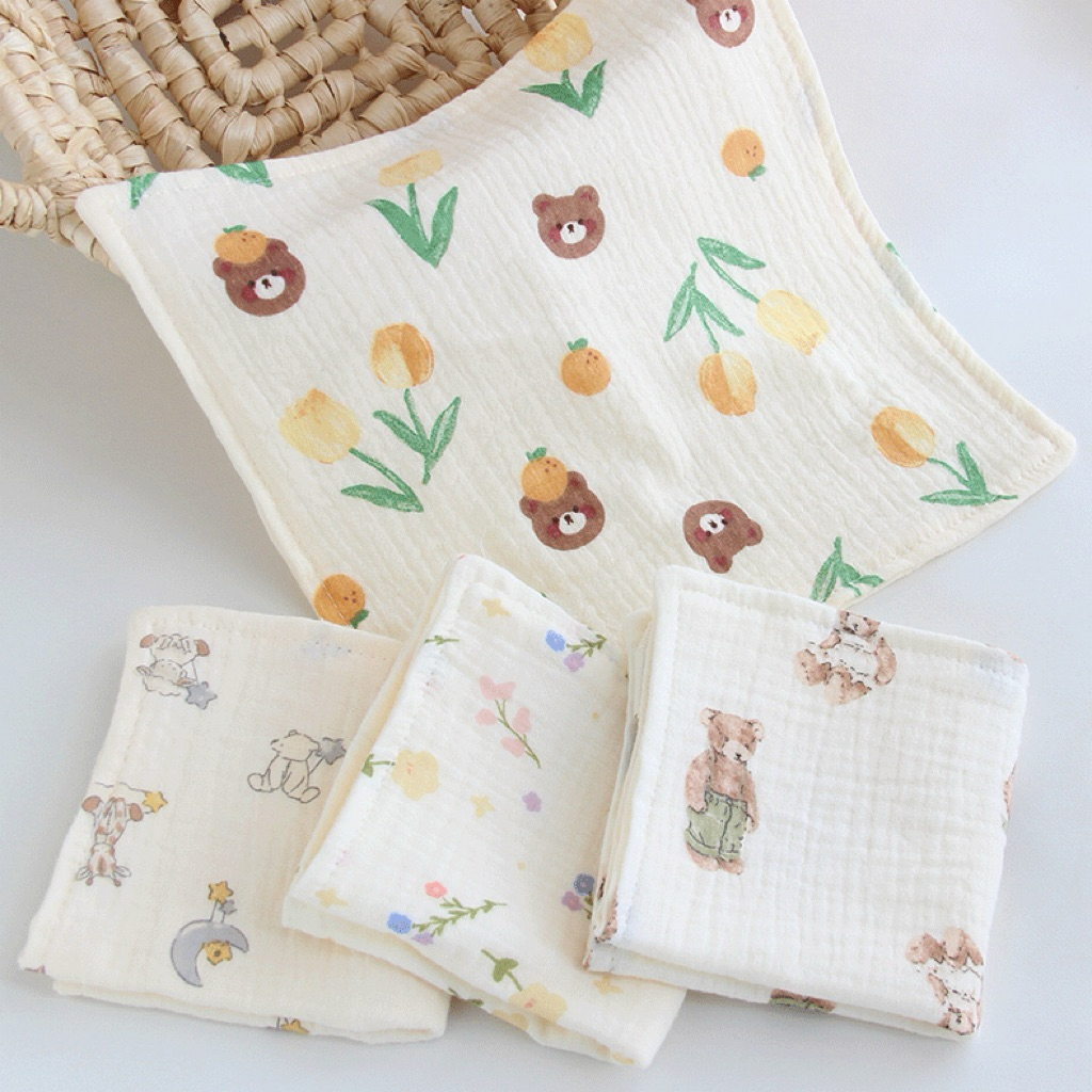 JLNbaby – Handuk Kecil Bayi / Sapu Tangan Bayi Motif Lucu
