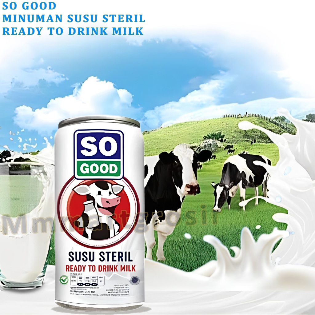 

So Good / Minuman Susu Steril / Ready To Drink Milk / 189ml