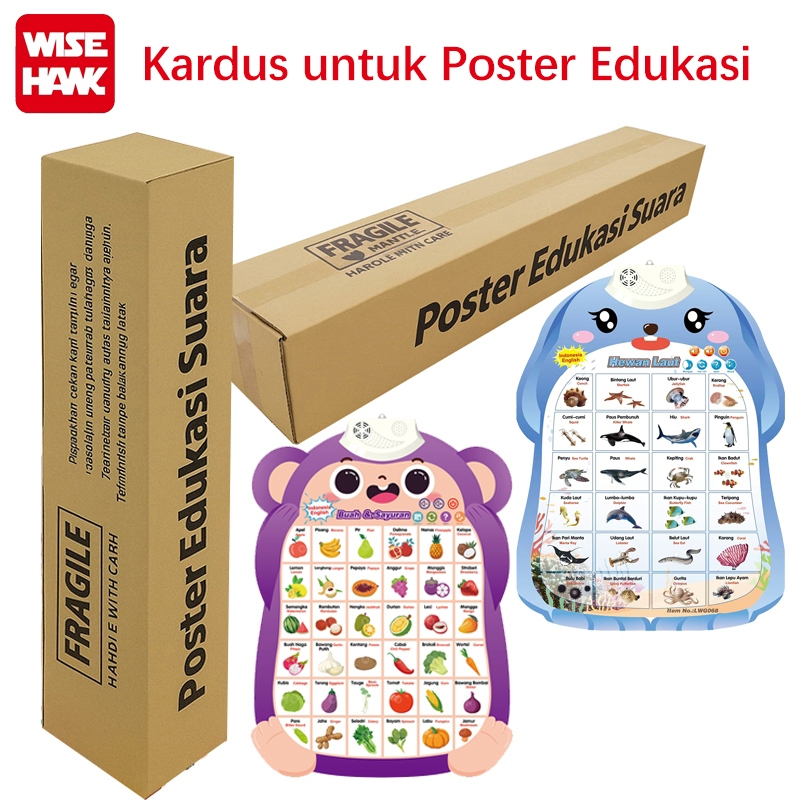 

【Hanya Kardus】Kotak/Kardus/Karton Packingan Untuk Poster Edukasi