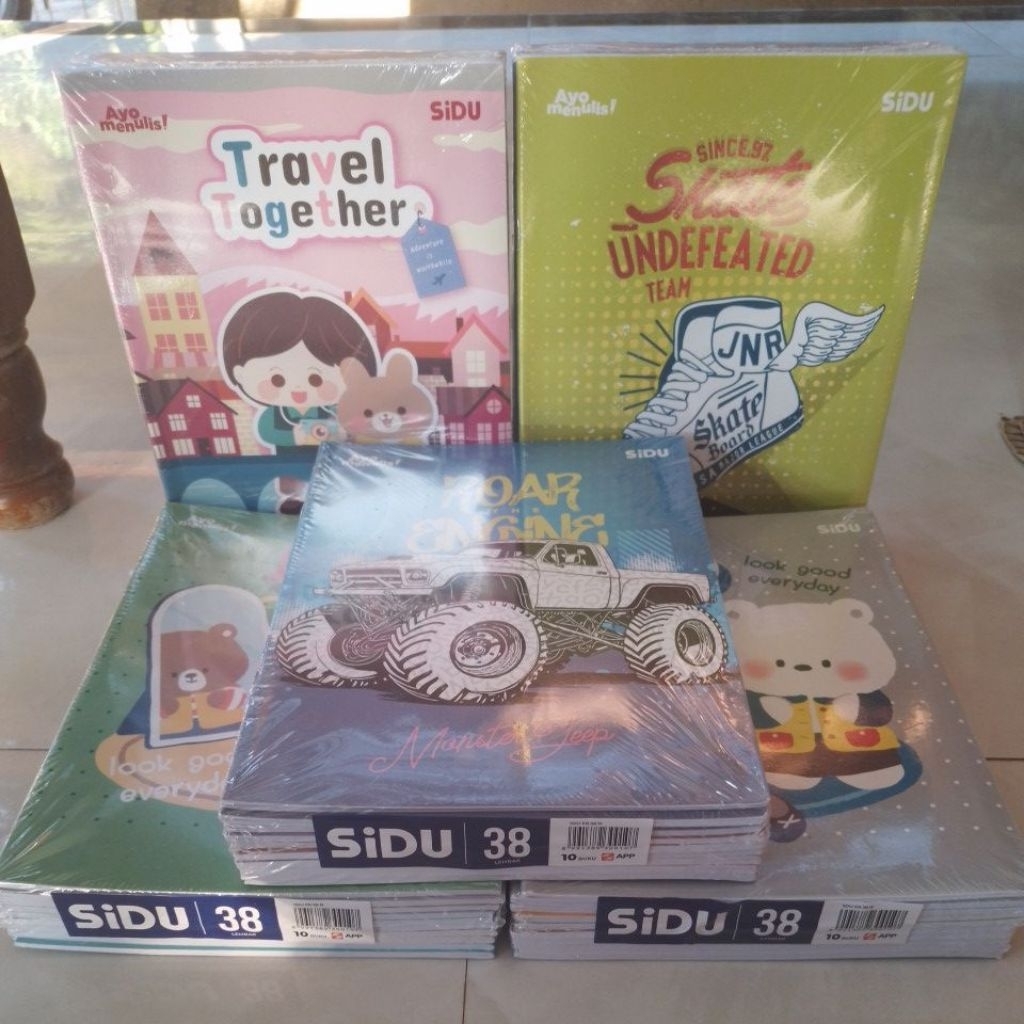 

BUKU SIDU ASLI 1 PACK[10 BUKU] ISI 38 LEMBAR