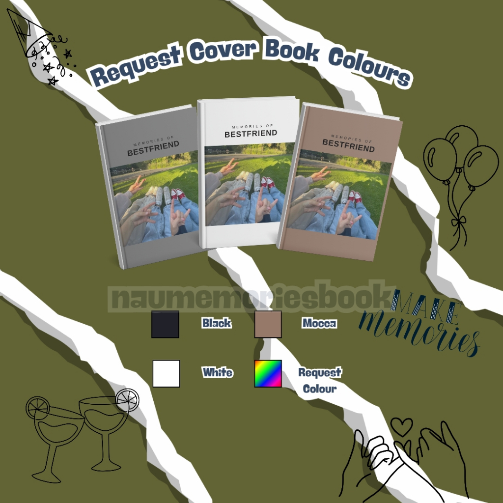 Memories Book Tema Best Friend Hampers Kado Custom | Gift Anniversary
