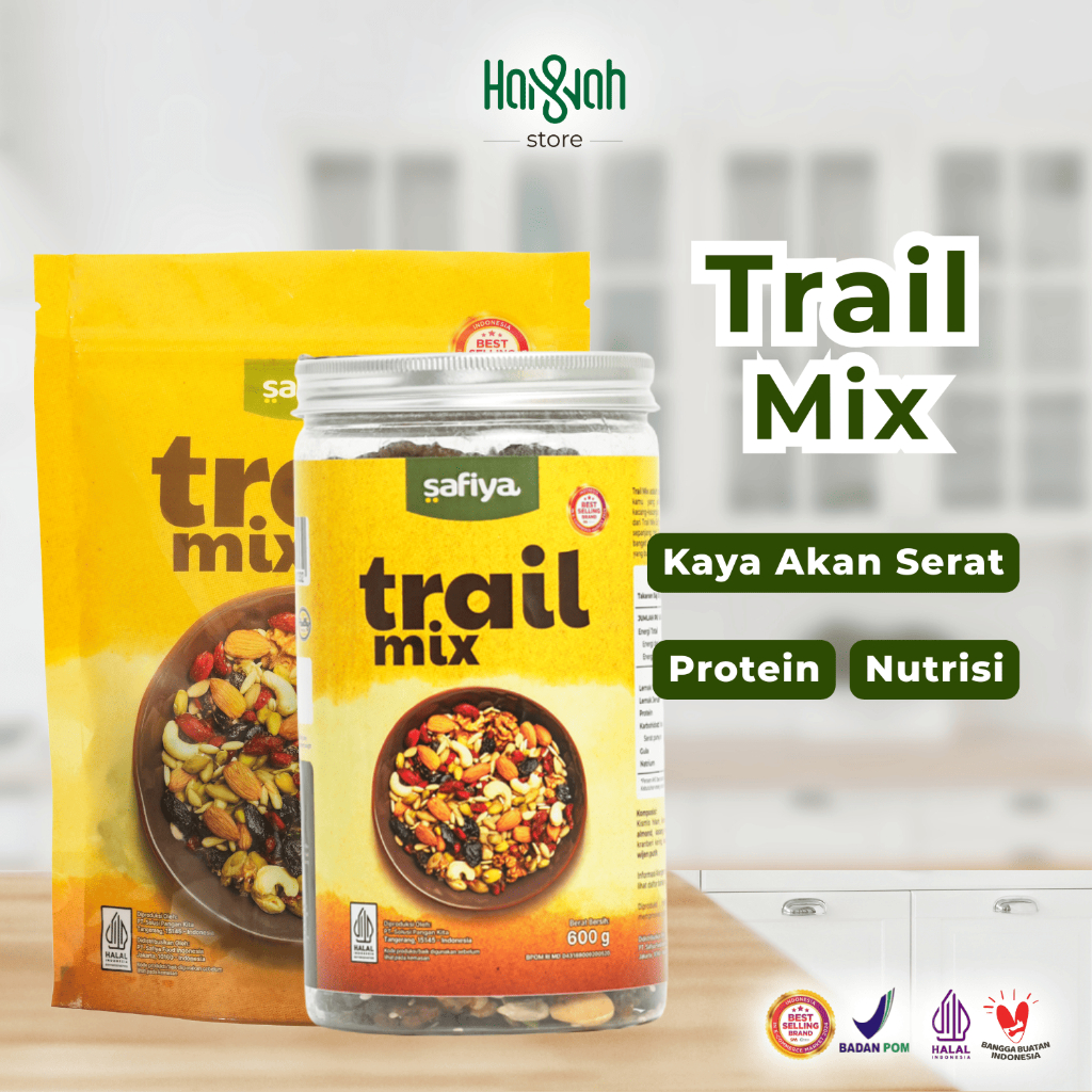 

Trail Mix Safiya 600 Gram Roasted Mix Dried Fruit Cemilan Diet