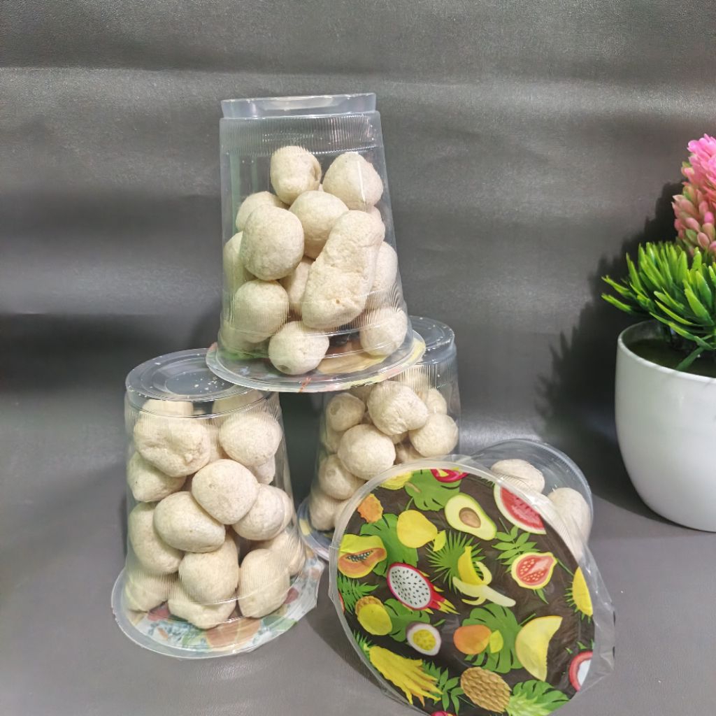 

kerupuk baso ikan/kerupuk baso ikan cup 2500