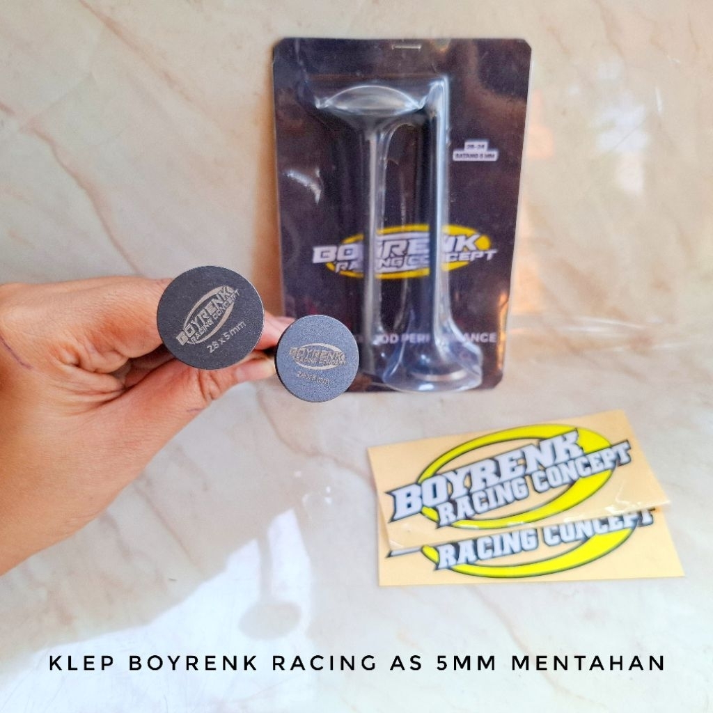 KLEP CUSTOM RACING AS 5mm UKURAN 26/23 | 27/23 | 28/24 | 29/24 | 30/25 | 31/26 | 31/27 | 33/28 | 34/