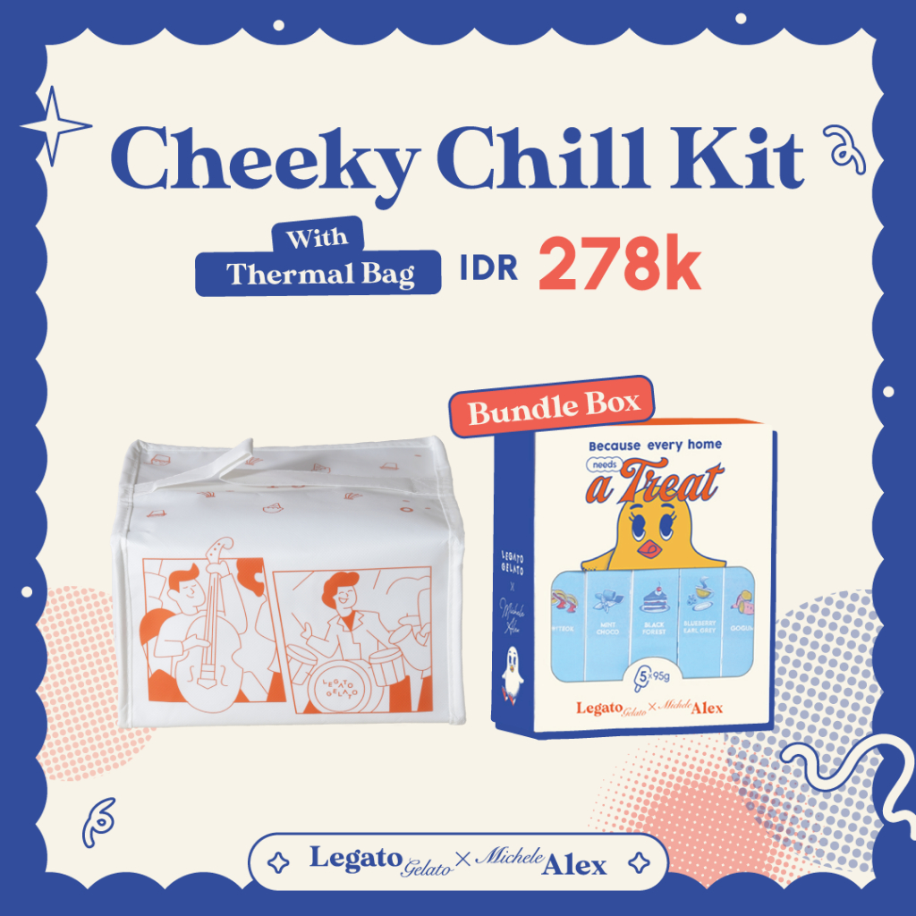 

LEGATO GELATO - Cheeky Chill Kit LegatoXMicheleAlex Michele Alex Popsicle Gelato Dessert Ice Cream Es Krim Eskrim Frozen Cemilan Creamy Fresh Swee