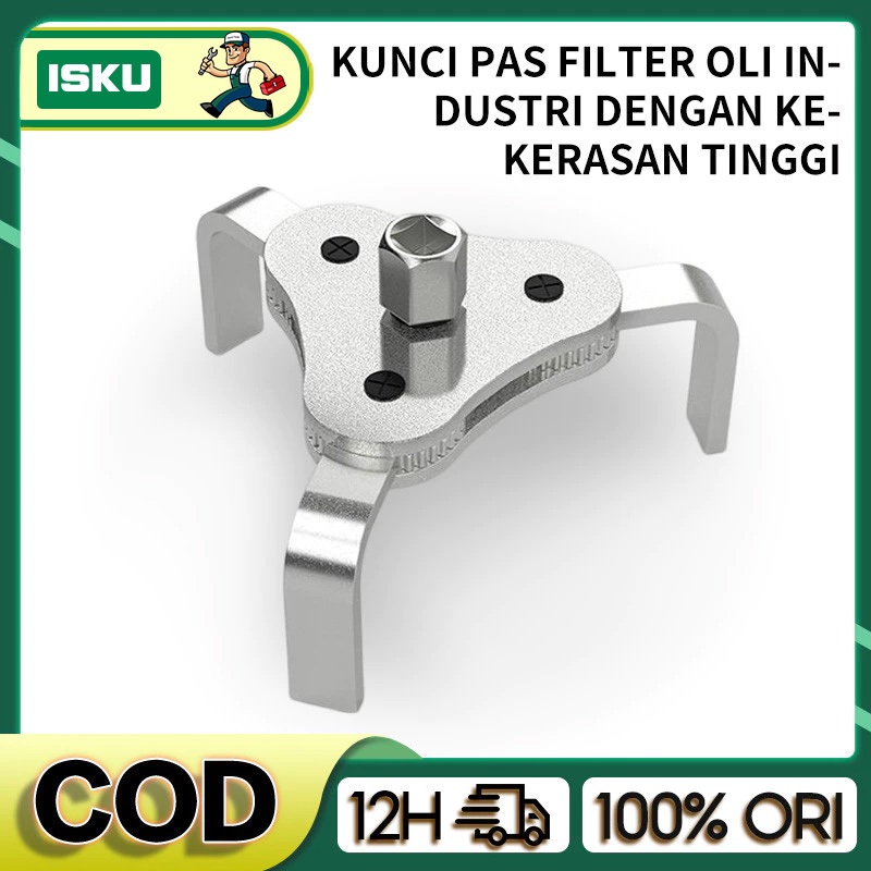 ID ISKU KUNCI FILTER OLI UNIVERSAL 1/2'' DAN 3/8'' TWO WAY OIL FILTER 55-110MM OIL FILTER WRENCH