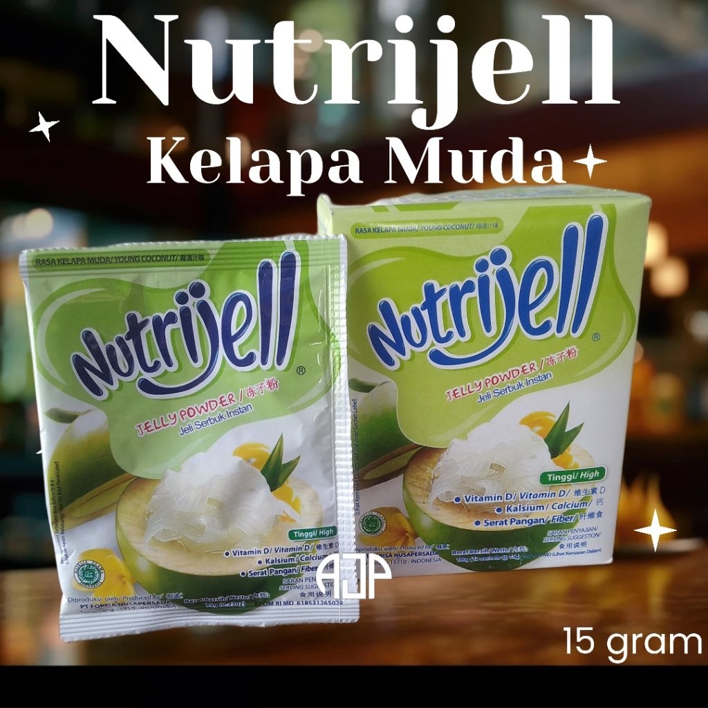 

NUTRIJELL Kelapa Muda Sachet | 15 gr