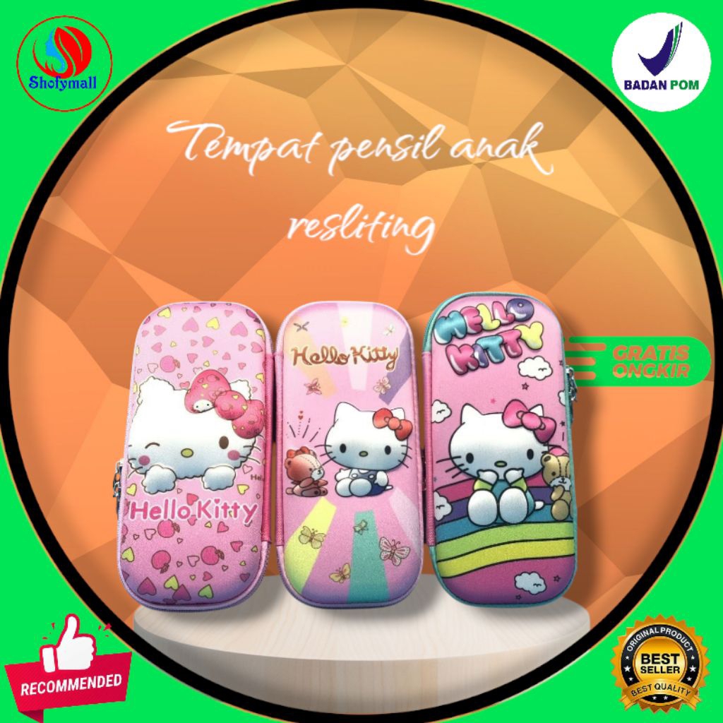 

Tempat Pensil Resleting 3D Anti Air - Kotak Alat Tulis Sekolah dari Eva Foam, Waterproof