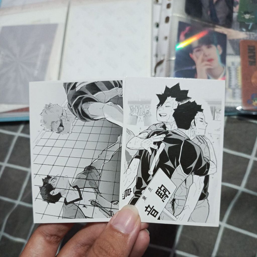 10th haikyuu chronicle photocard kuroo daichi tsukishima ushijima official