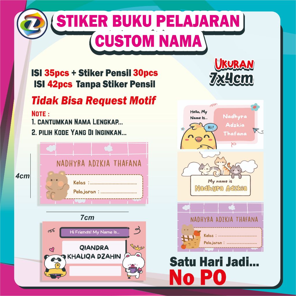 

STIKER BUKU MATA PELAJARAN AESHTETIC