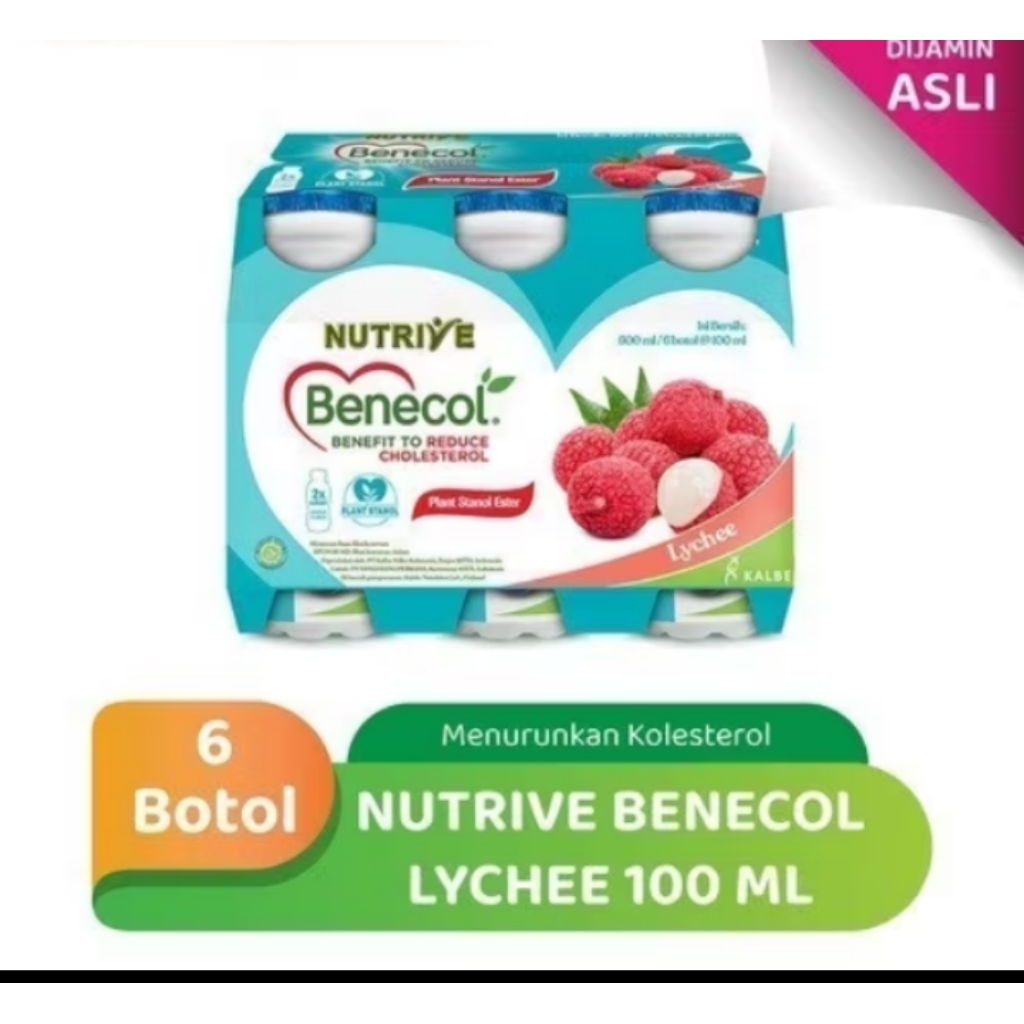 

(paket 6 botol) Nutrive Benecol Penurun Kolesterol 100g