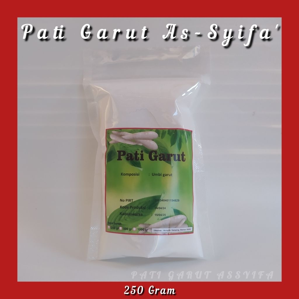 

Tepung Pati Garut Original 250 Gram