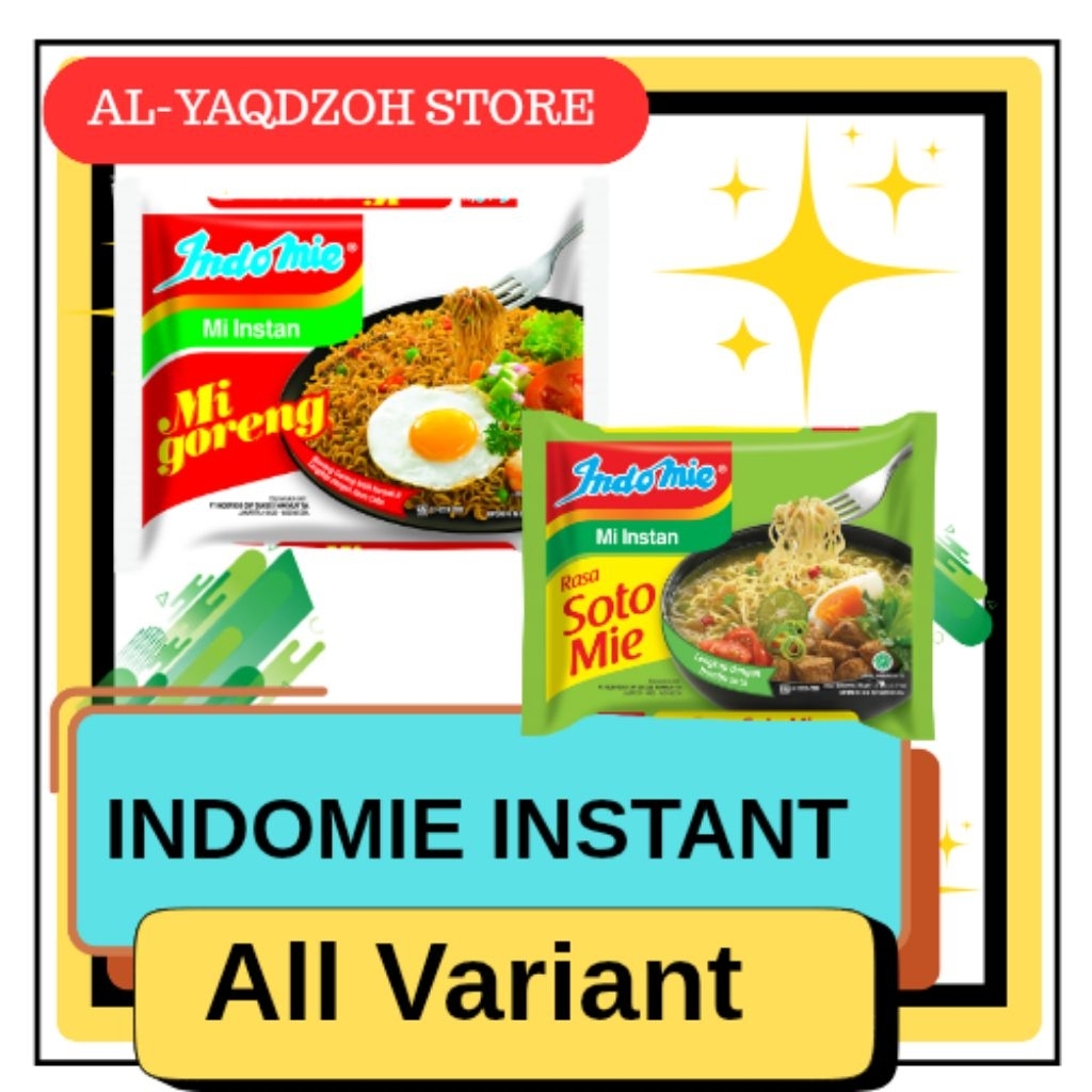 

INDOMIE | Mie Instant | Goreng & Soto | 80 Gram | All Variant