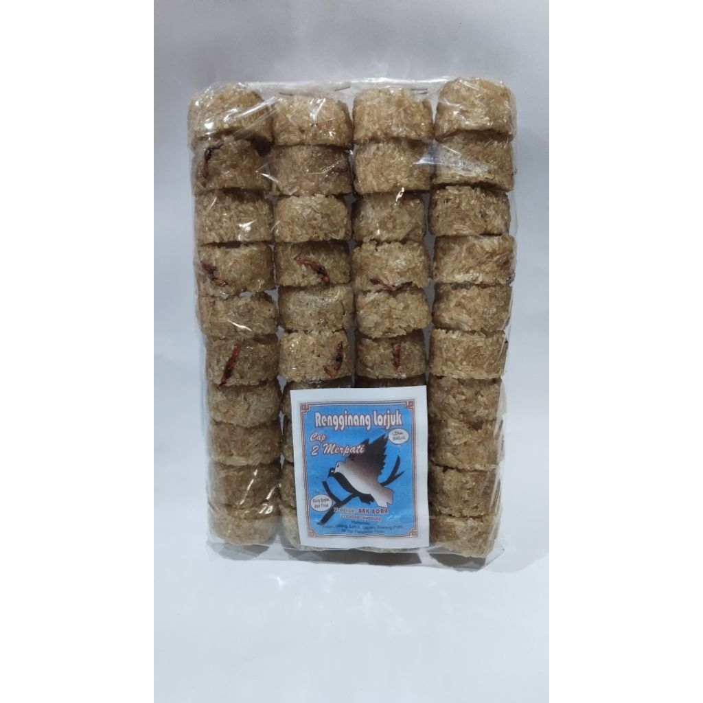

RENGGINANG LORJUK CAP 2 MERPATI BESAR ISI 40 BIJI, BERAT 850g