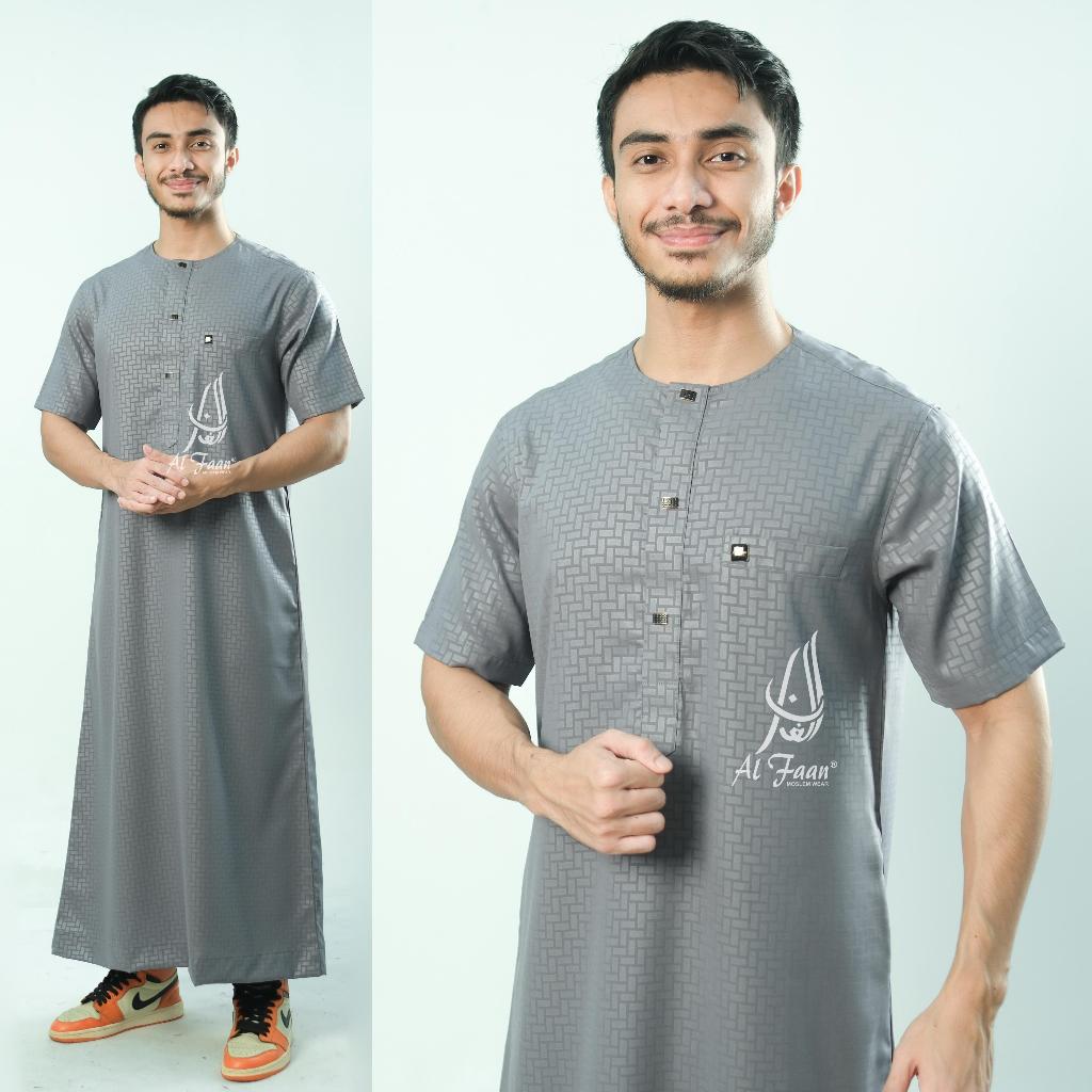 NEW Jubah Slimfit AZMI jubah Pria pendek slimfit gamis jubah pria muslim jubah muslim pria juabba