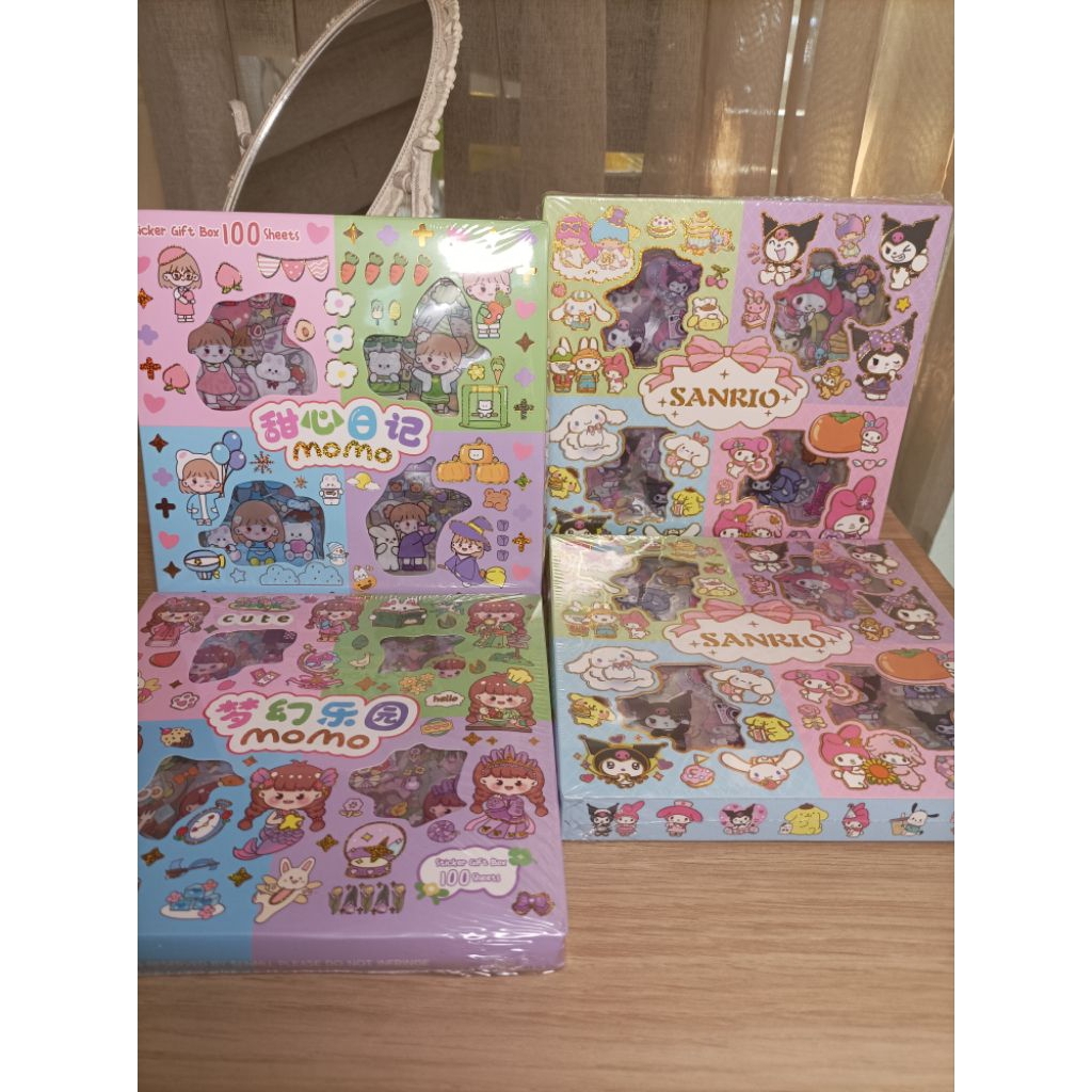 

Stiker box/Stiker Sanrio/Stiker Momo