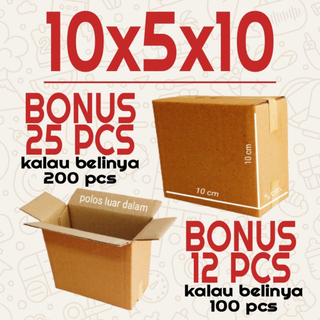 

Kardus Packing Ukuran 10x5x10